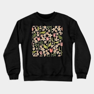 Rose and Tulip Crewneck Sweatshirt